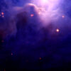 Blushing dusty nebula
